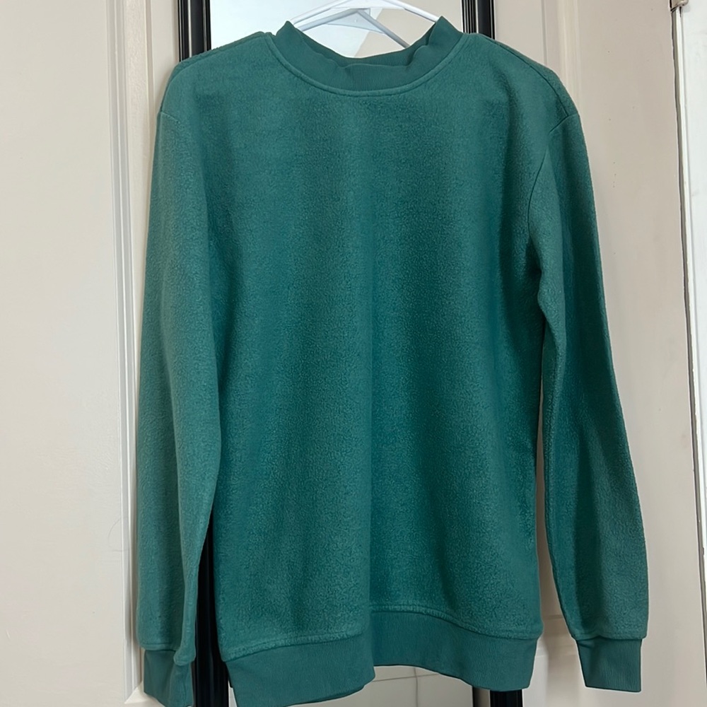 Green Cotton Sweatshirt
